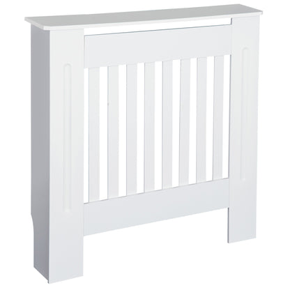 Medium-density fibreboard Radiator Cover 78Lx19Wx81H cm -White