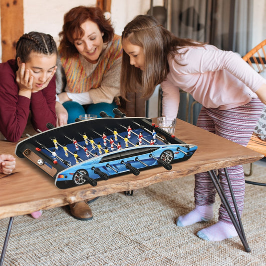 2ft Indoor Medium-density fibreboard Football Table-Top Blue