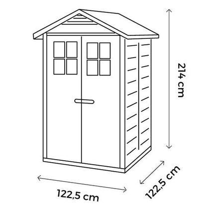 Shire Shire Tuscany 4' x 4' Apex Garden Store - Classic