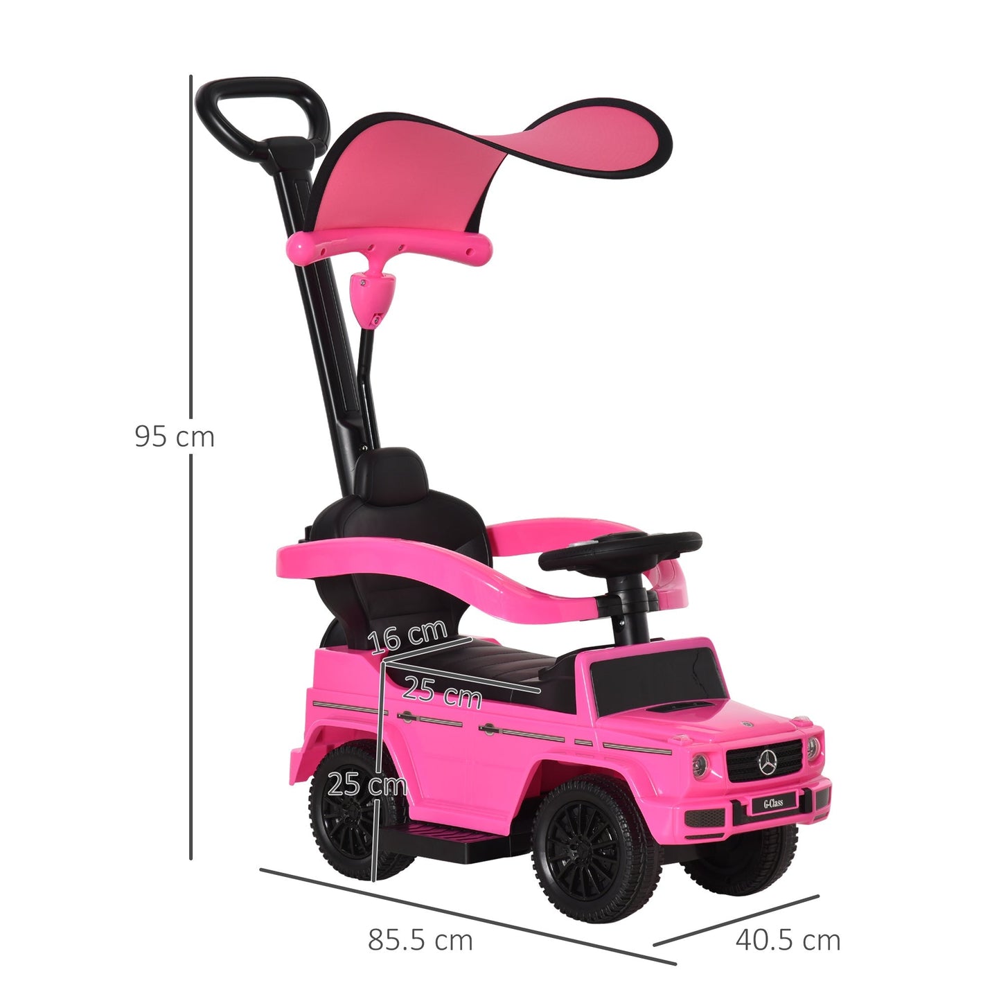 Benz G350 Ride-On Push Along Car Sliding Walker Floor Slider Stroller Toddler Vehicle