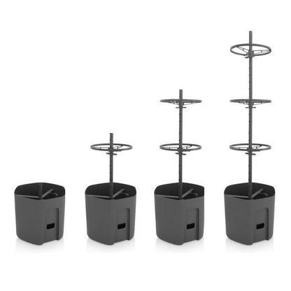 Self-Watering Tomato Pot With Extendable Trellis - 29cm - Twin Pack