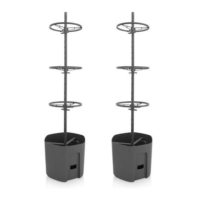 Self-Watering Tomato Pot With Extendable Trellis - 29cm - Twin Pack