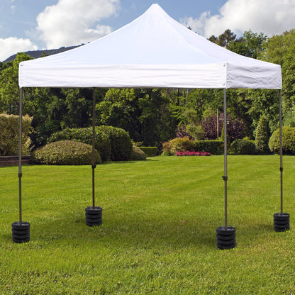 Sand Fillable Set of 4-Piece Gazebo Tent Sand Leg Weights Marquee Party Tent Canopy Accessory