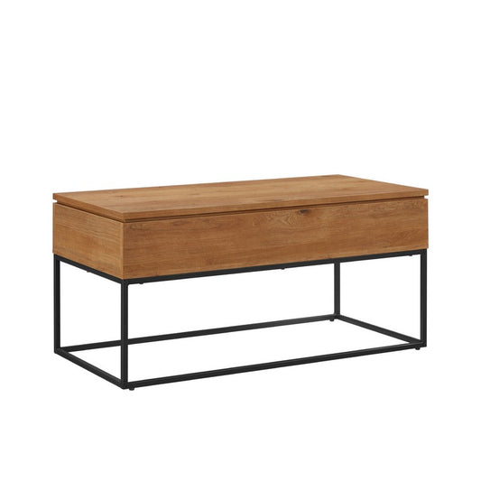 Norfolk Furniture Lift Top Coffee Table Brown 1 Door