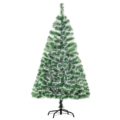 Homcom 5 Foot Indoor Christmas Tree Artificial Decoration Xmas Gift with Metal Stand Branch Tips