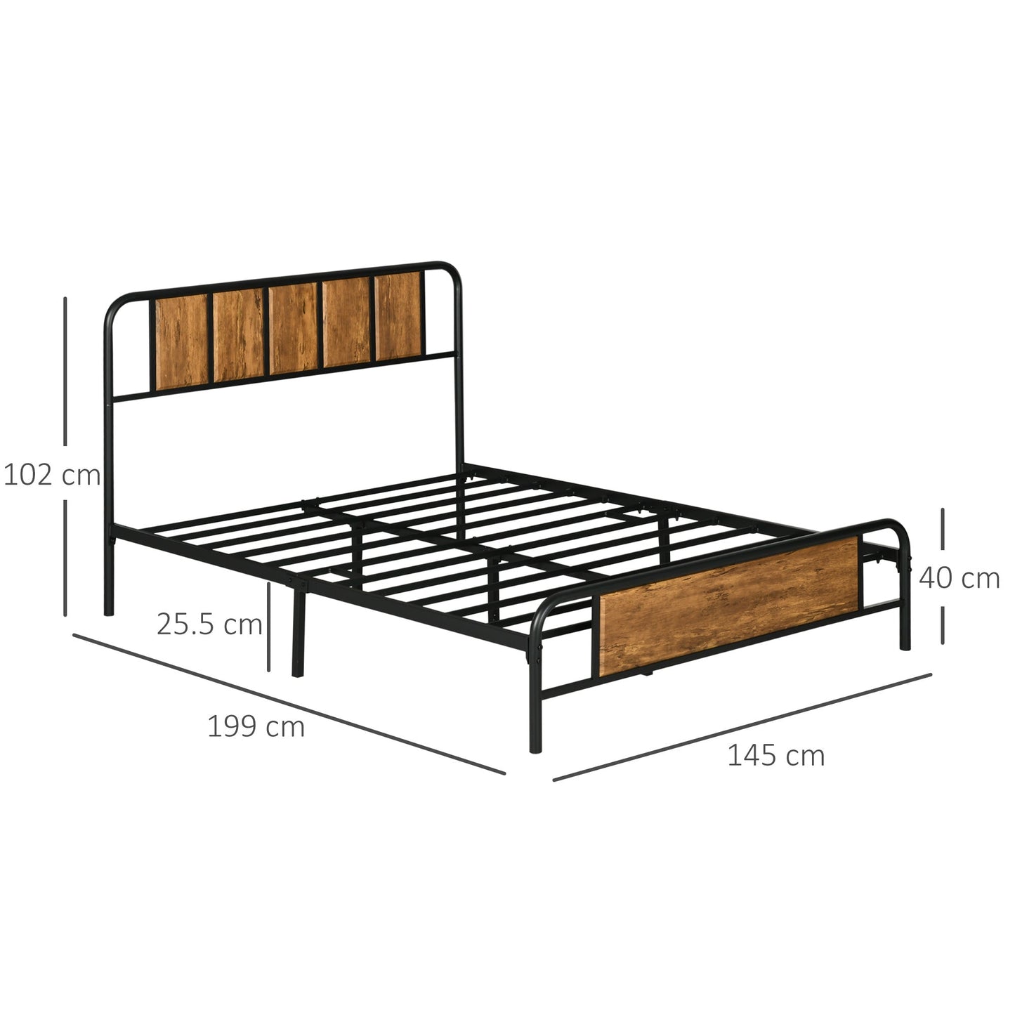 31cm King Size Bed Frame