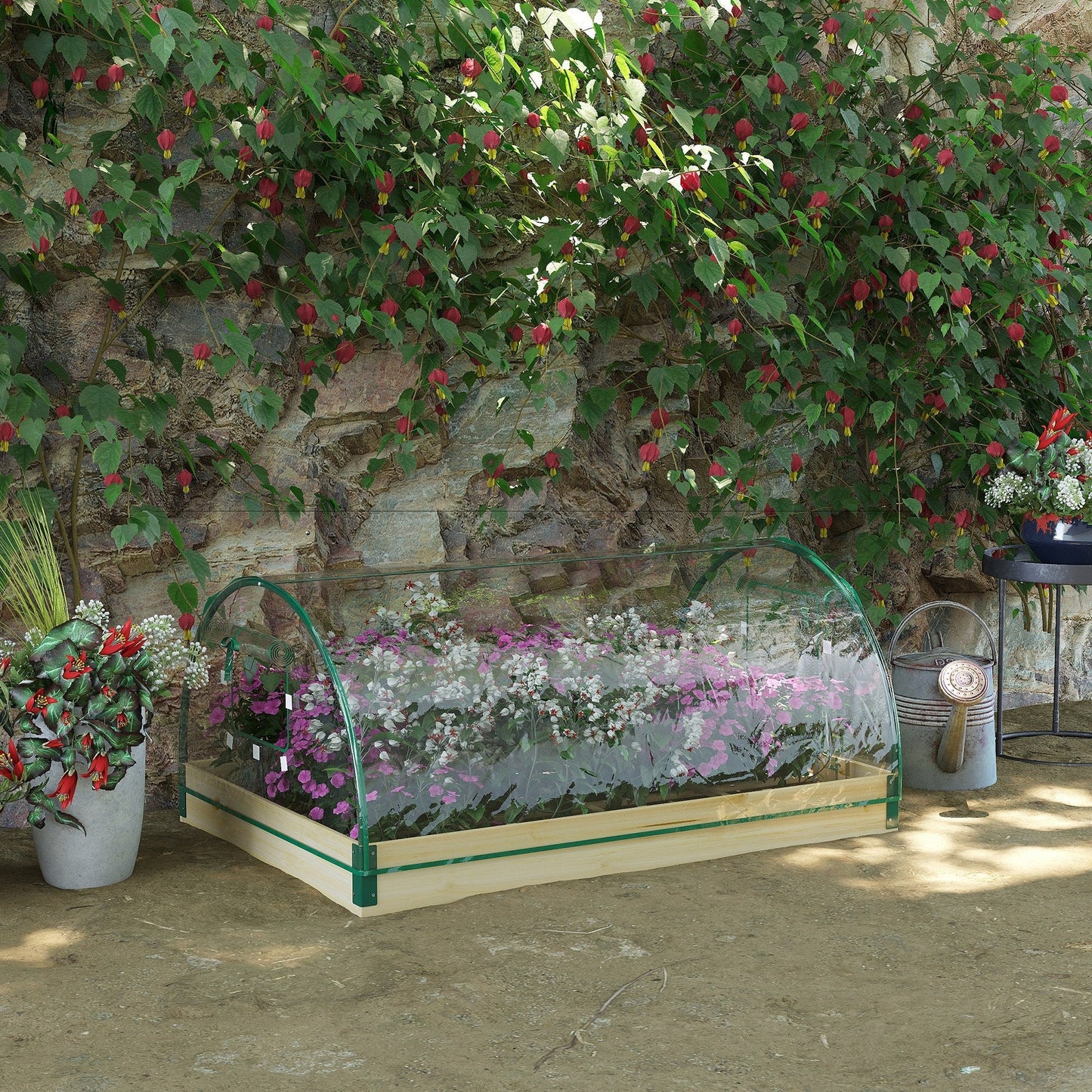 Raised Bed with Greenhouse