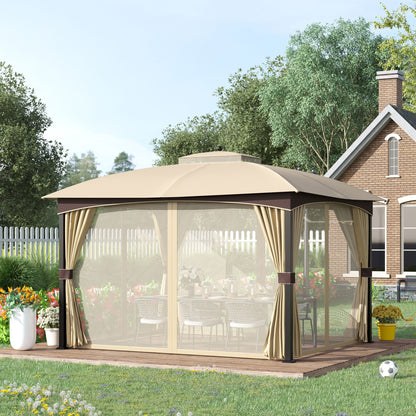 4 x 3M Patio Metal Gazebo