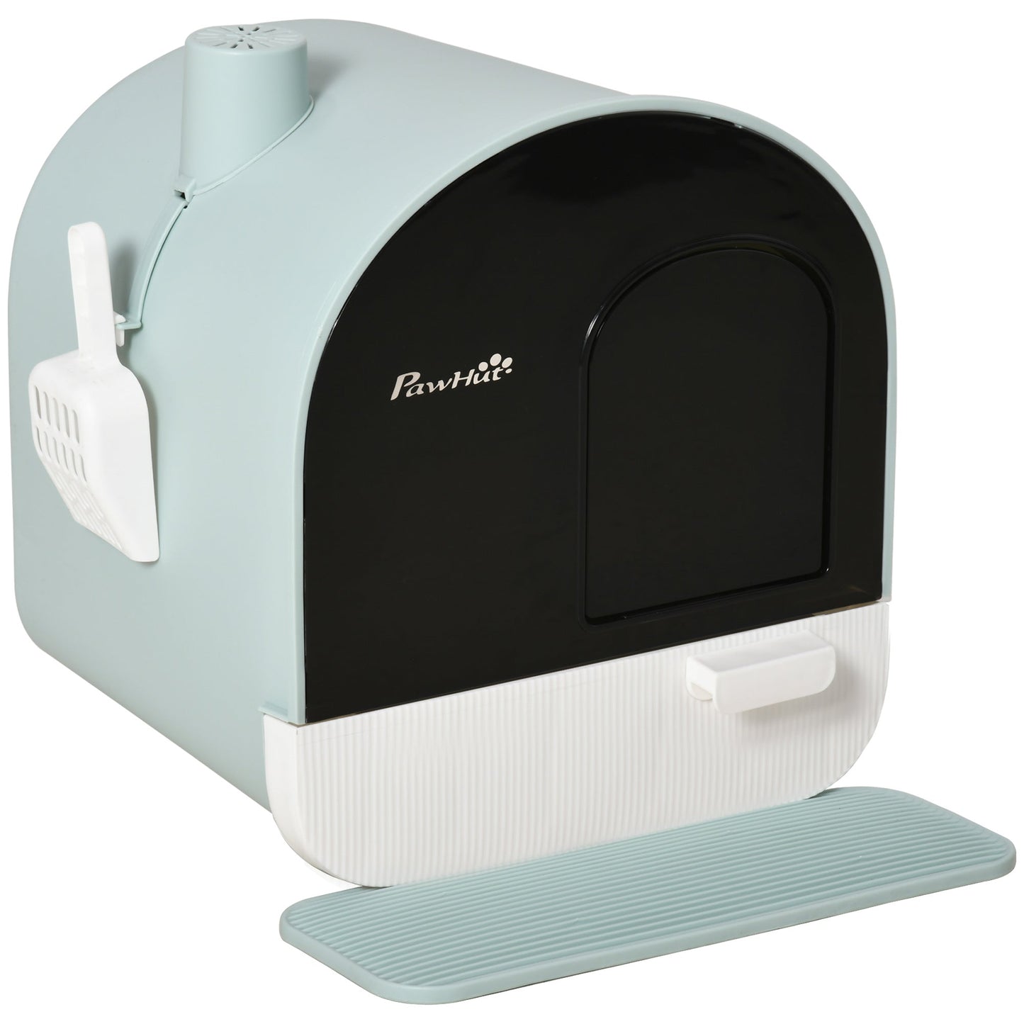 PawHut Hooded Cat Litter Box