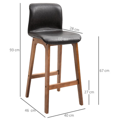 Modern Bar Stools Set of 2