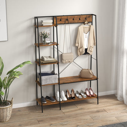 Industrial Coat Rack Stand