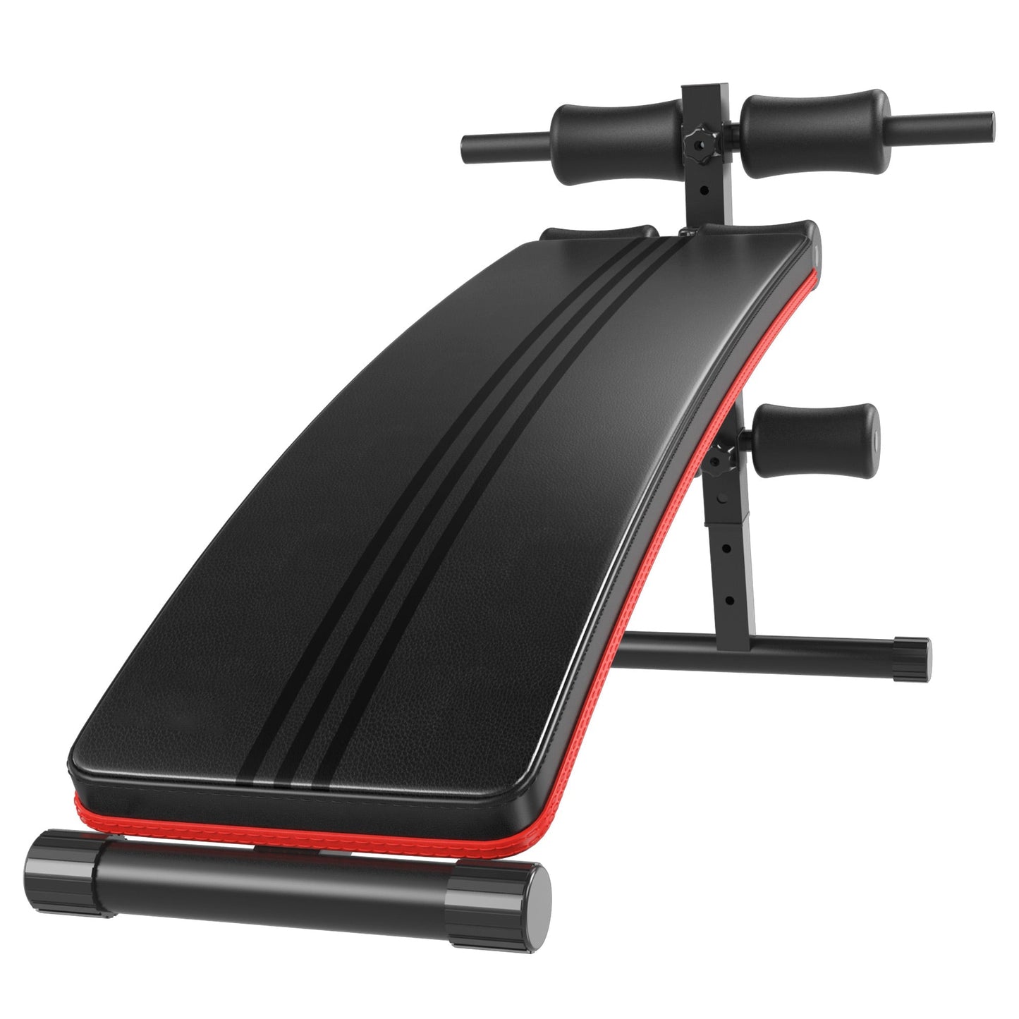 Steel Foldable Home Sit-Up Bench Red/Black