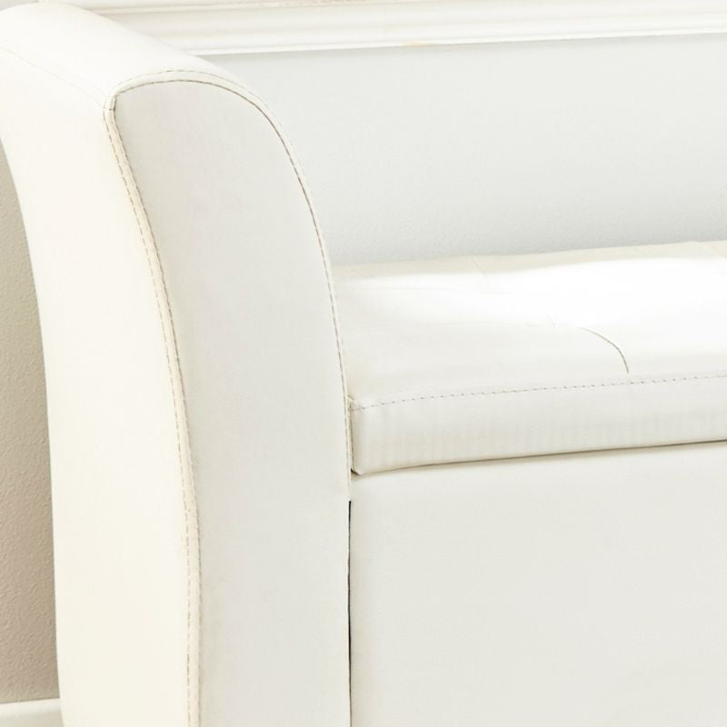 GFW Verona Window Seat Faux Leather White