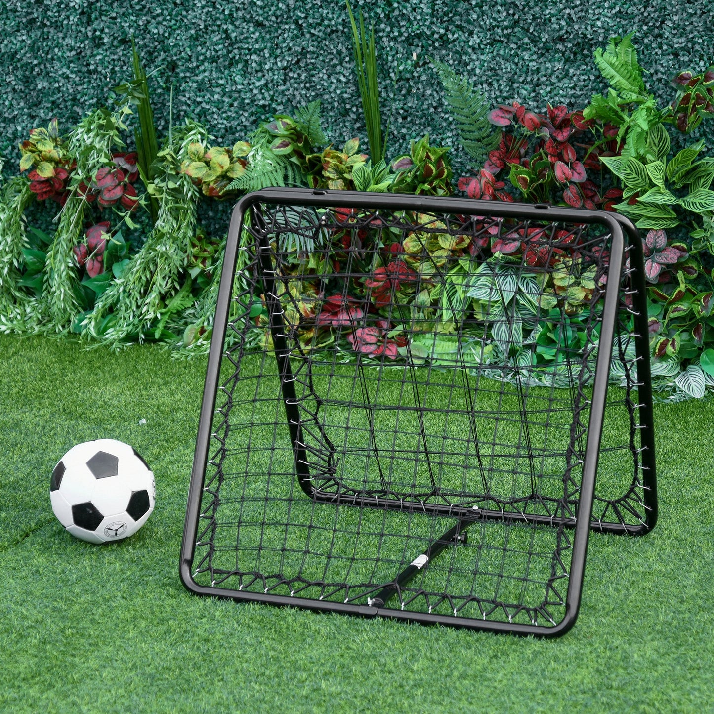 PE Mesh Double-Sided Outdoor Rebounder Net Black