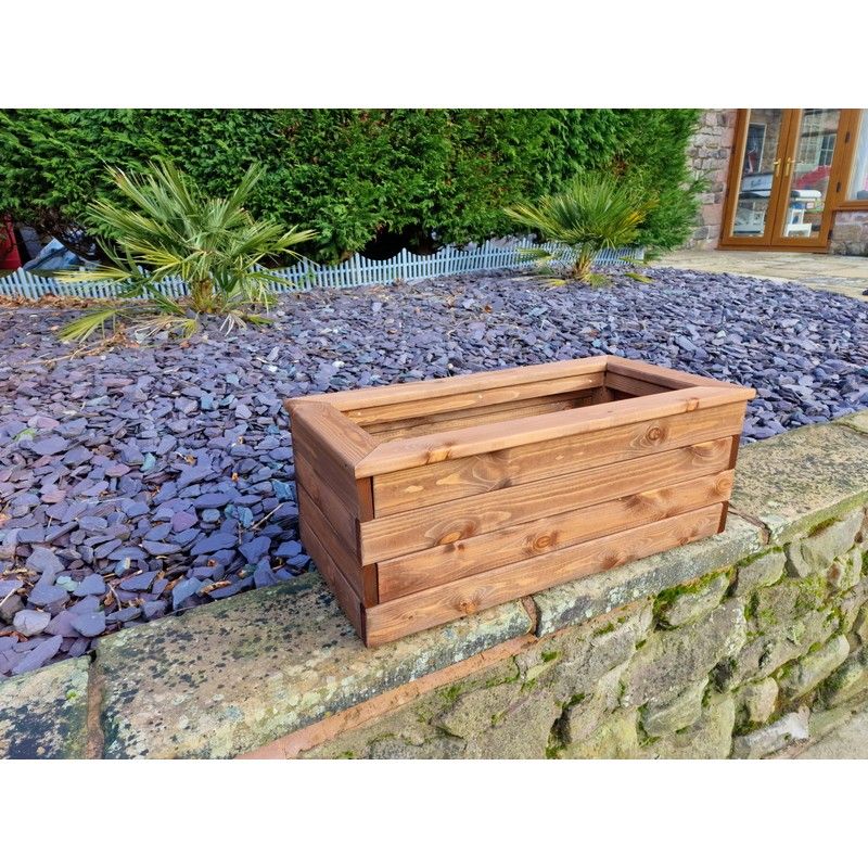 Croft Swedish Redwood Garden Trough Planter by Croft