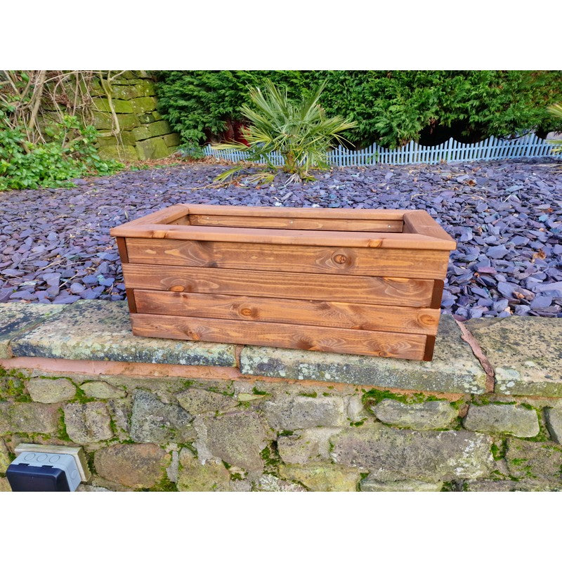 Croft Swedish Redwood Garden Trough Planter by Croft