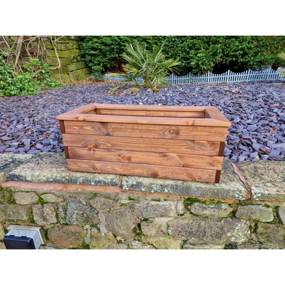 Croft Swedish Redwood Garden Trough Planter by Croft