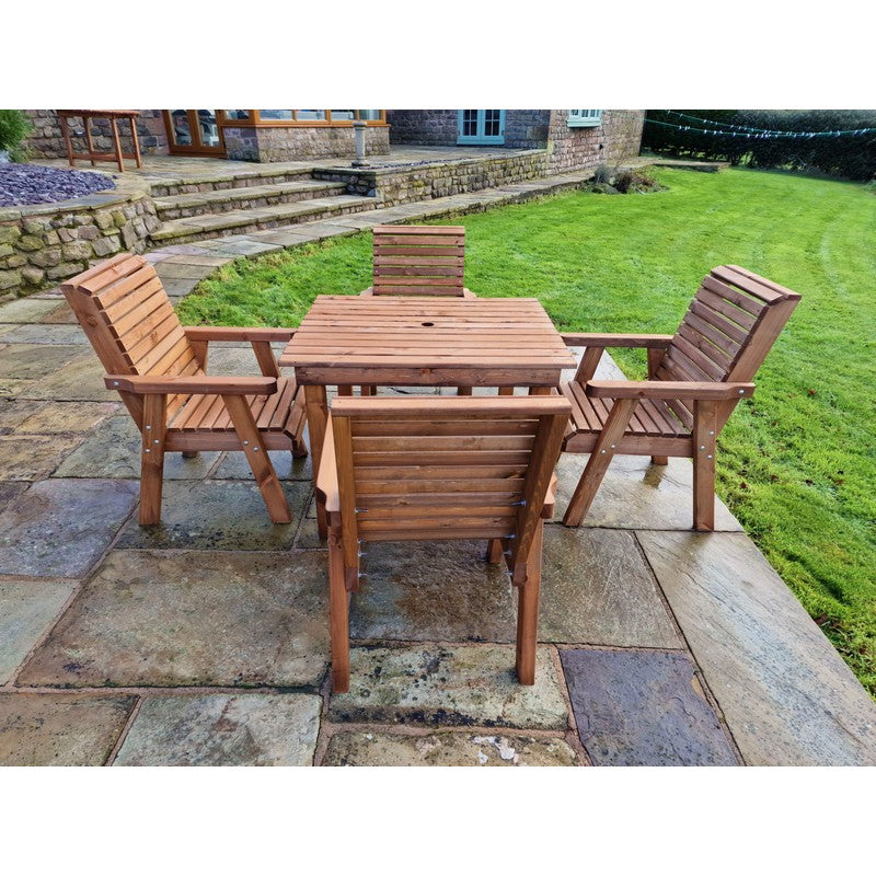 Croft Swedish Redwood Garden Furniture Set by Croft - 4 Seats