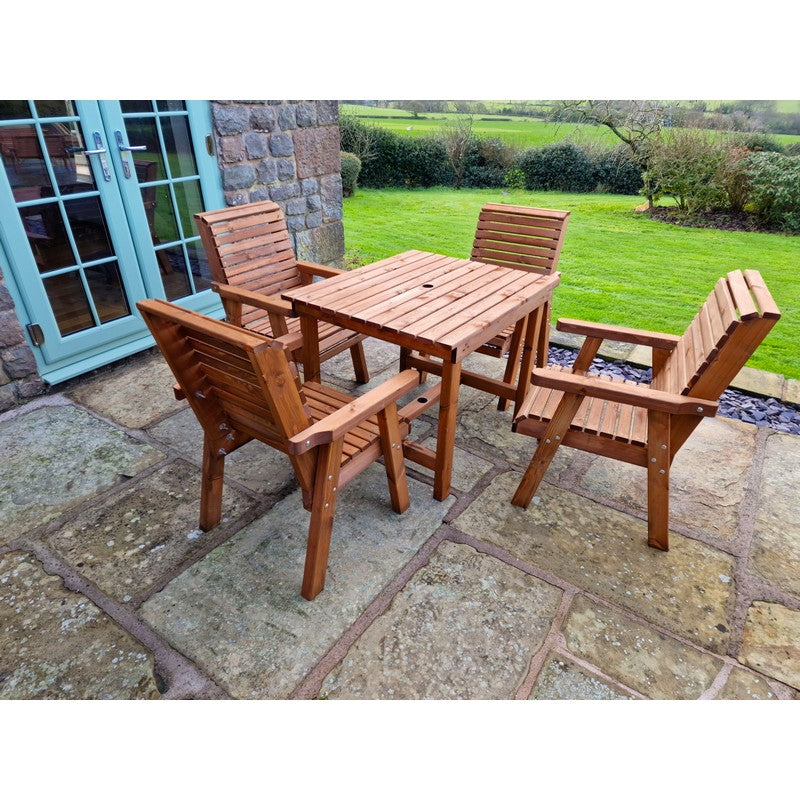 Croft Swedish Redwood Garden Furniture Set by Croft - 4 Seats