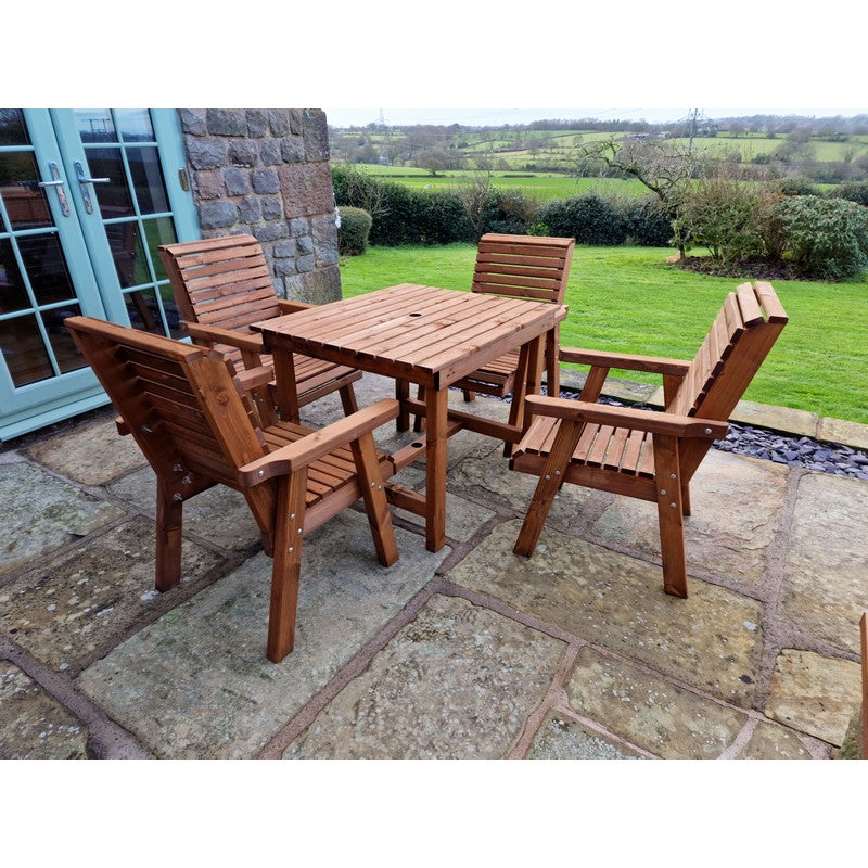 Croft Swedish Redwood Garden Furniture Set by Croft - 4 Seats