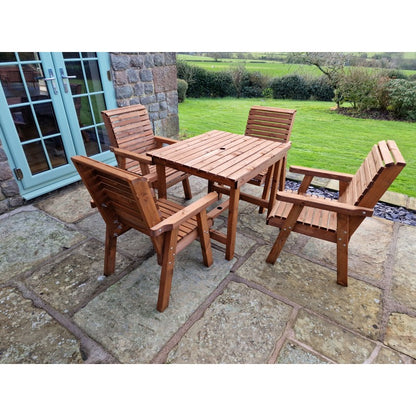 Croft Swedish Redwood Garden Furniture Set by Croft - 4 Seats