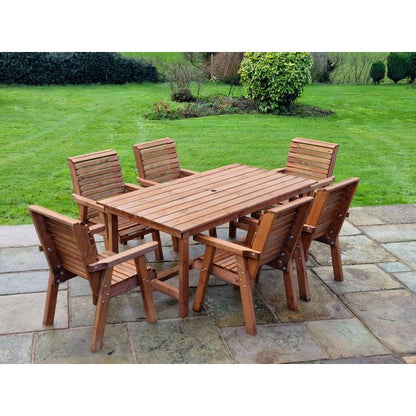 Croft Swedish Redwood Garden Furniture Set by Croft - 6 Seats