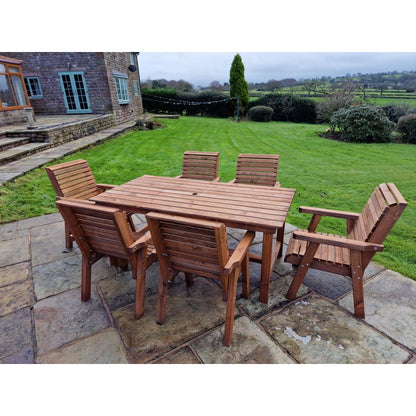 Croft Swedish Redwood Garden Furniture Set by Croft - 6 Seats