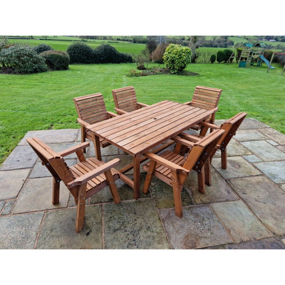 Croft Swedish Redwood Garden Furniture Set by Croft - 6 Seats