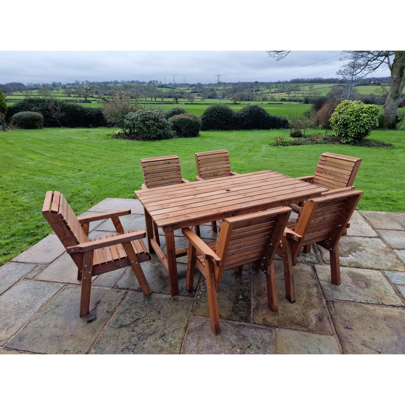 Croft Swedish Redwood Garden Furniture Set by Croft - 6 Seats