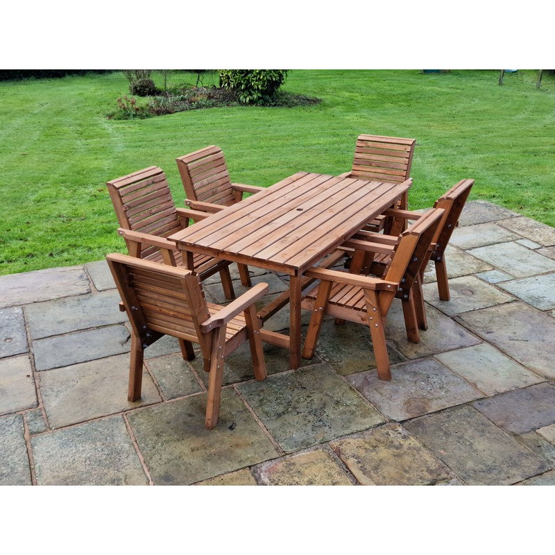 Croft Swedish Redwood Garden Furniture Set by Croft - 6 Seats