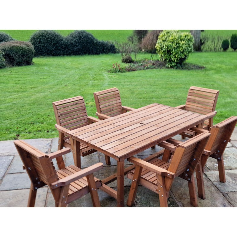 Croft Swedish Redwood Garden Furniture Set by Croft - 6 Seats