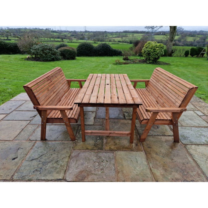 Croft Swedish Redwood Garden Furniture Set by Croft - 6 Seats