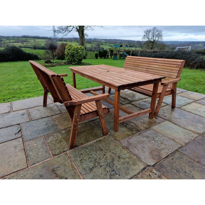 Croft Swedish Redwood Garden Furniture Set by Croft - 6 Seats