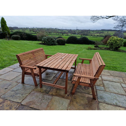 Croft Swedish Redwood Garden Furniture Set by Croft - 6 Seats