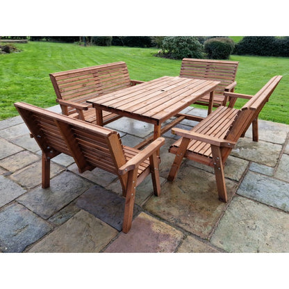 Croft Swedish Redwood Garden Furniture Set by Croft - 10 Seats