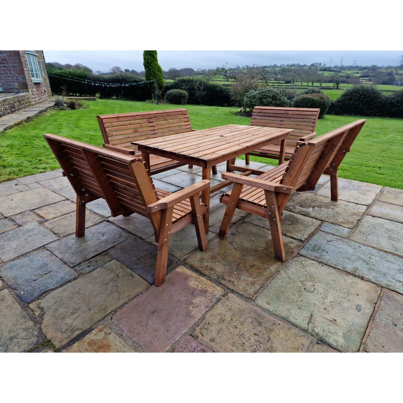 Croft Swedish Redwood Garden Furniture Set by Croft - 10 Seats