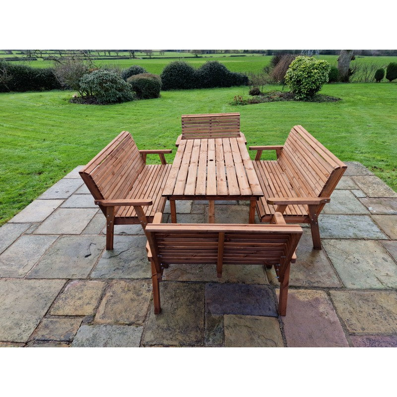 Croft Swedish Redwood Garden Furniture Set by Croft - 10 Seats