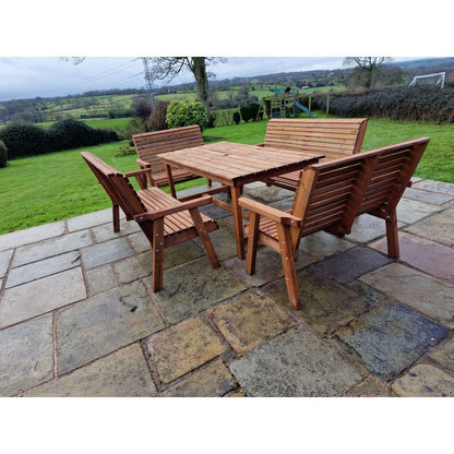 Croft Swedish Redwood Garden Furniture Set by Croft - 10 Seats