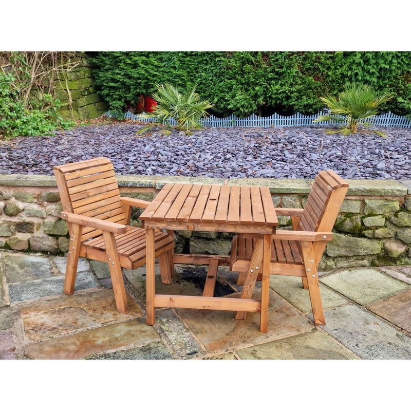 Croft Swedish Redwood Garden Bistro Set by Croft - 2 Seats