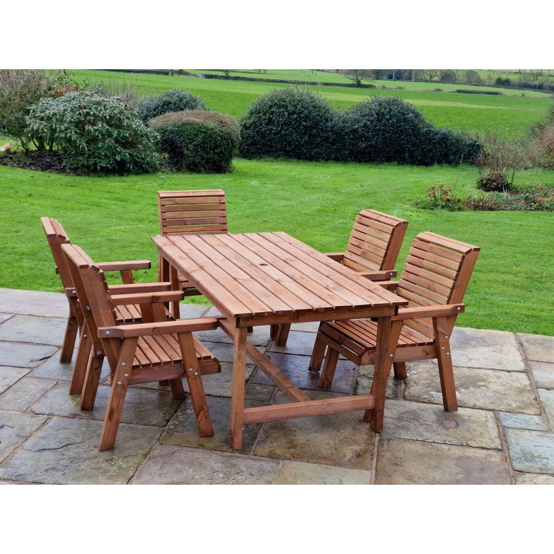 Croft Swedish Redwood Garden Furniture Set by Croft - 5 Seats