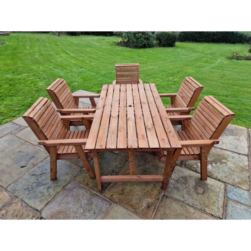 Croft Swedish Redwood Garden Furniture Set by Croft - 5 Seats