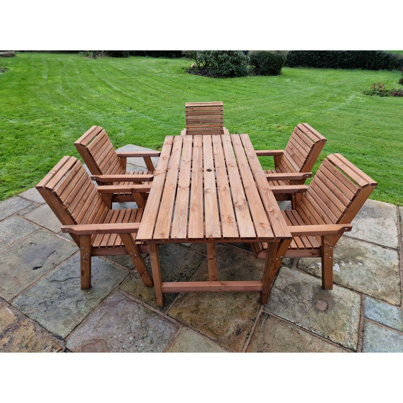 Croft Swedish Redwood Garden Furniture Set by Croft - 5 Seats