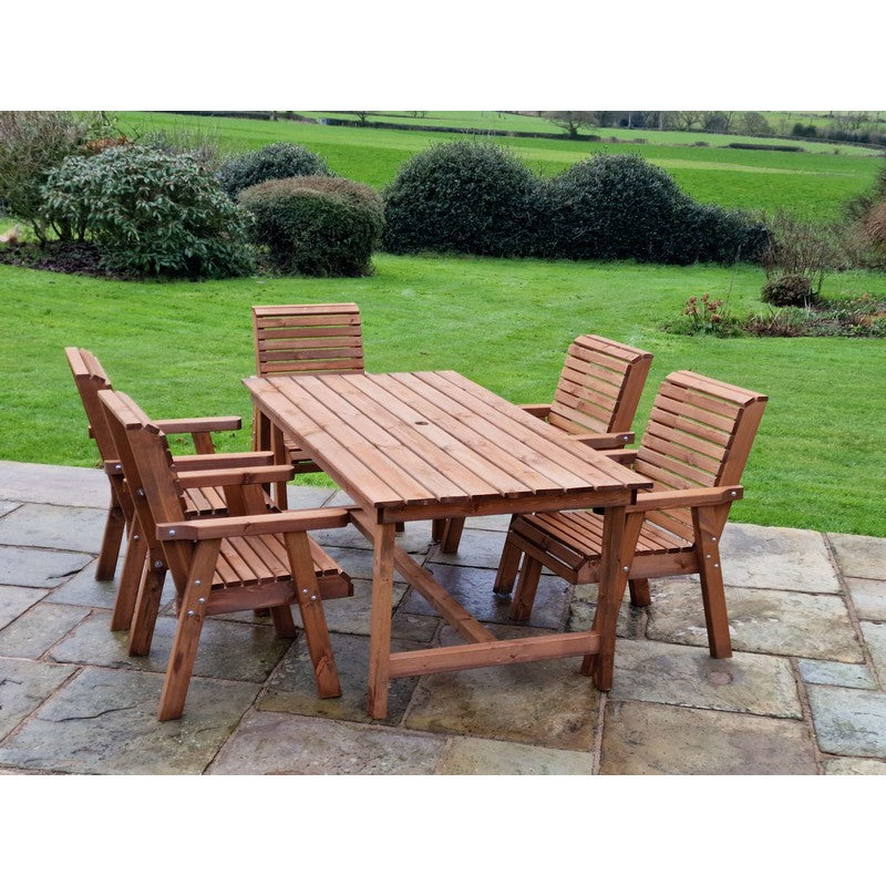 Croft Swedish Redwood Garden Furniture Set by Croft - 5 Seats