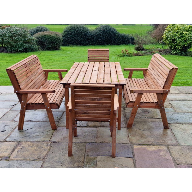 Croft Swedish Redwood Garden Furniture Set by Croft - 8 Seats