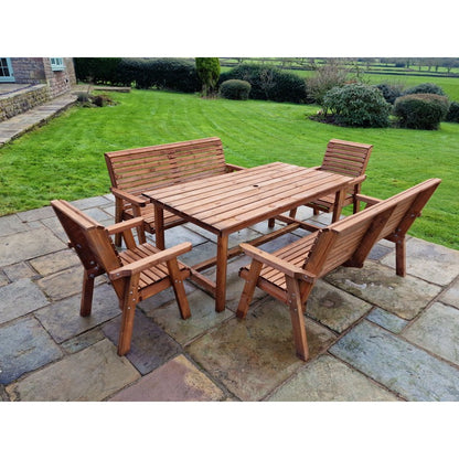 Croft Swedish Redwood Garden Furniture Set by Croft - 8 Seats