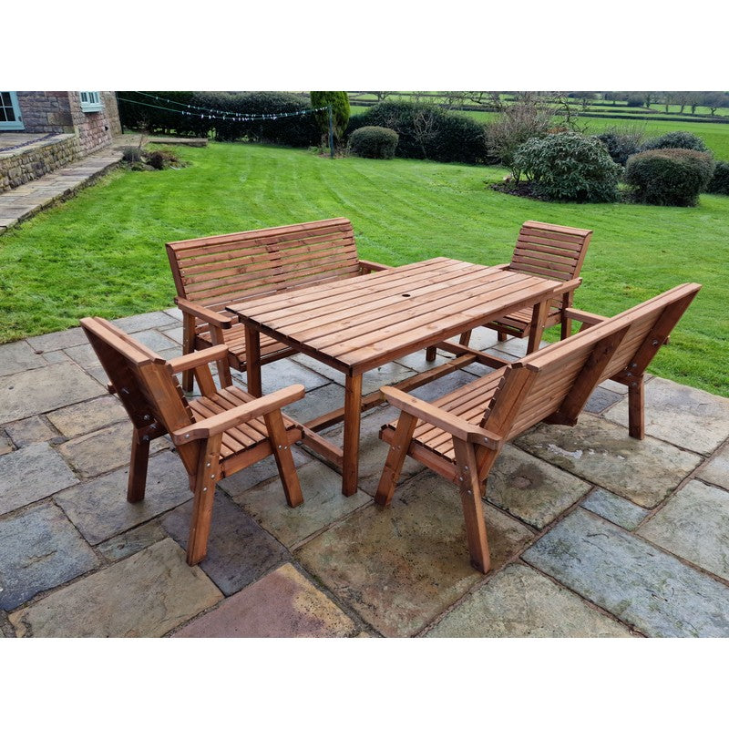 Croft Swedish Redwood Garden Furniture Set by Croft - 8 Seats