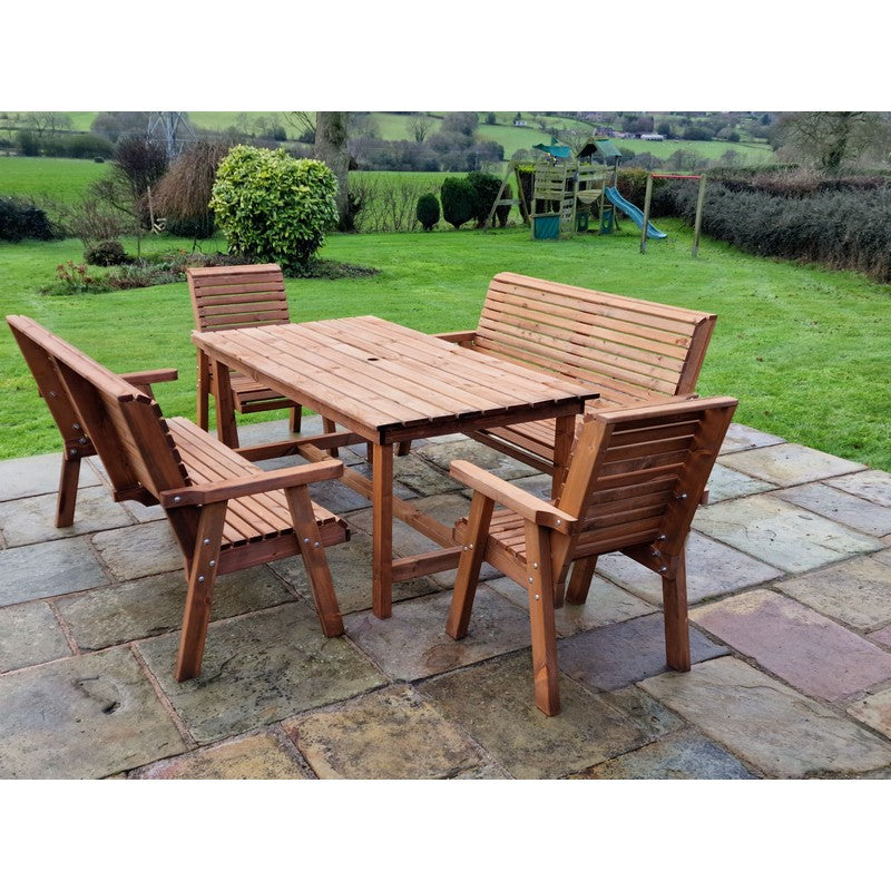 Croft Swedish Redwood Garden Furniture Set by Croft - 8 Seats