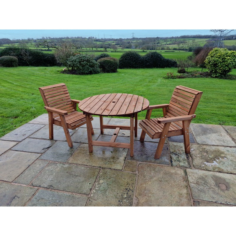 Croft Swedish Redwood Garden Bistro Set by Croft - 2 Seats