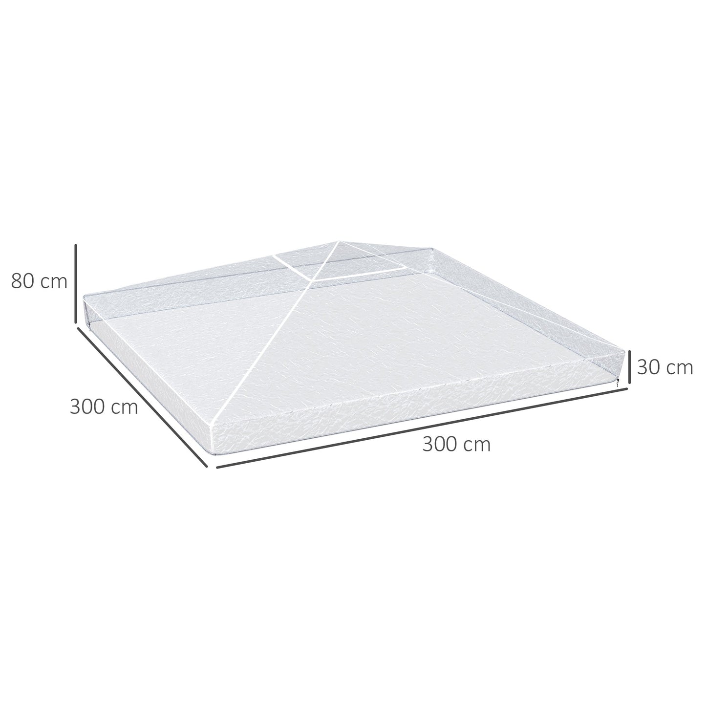 Outsunny 3 x 3 (m) Gazebo Protective Cover