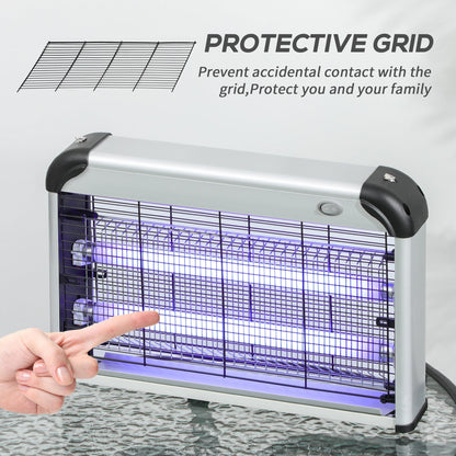 Free Standing Wall Hanging 30W Electric Fly Mosquito Killer 60? Coverage Electric Fly Zapper